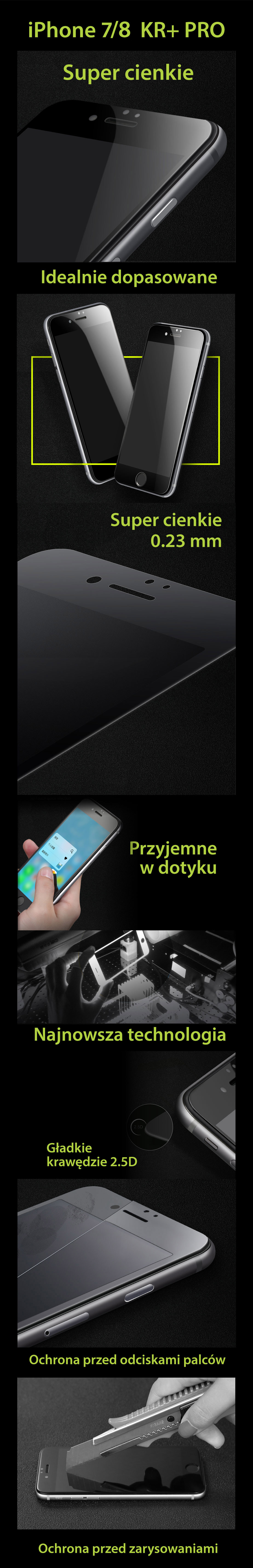 Szkło Benks Magic KR+PRO  Apple iPhone 7 Plus - White