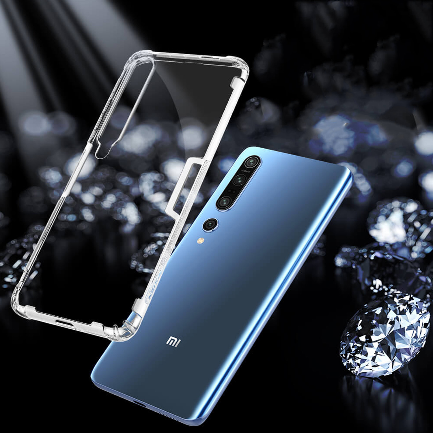 Etui Nillkin Nature Xiaomi Mi 10 10 Pro Crystal Bezbarwny Mobilne