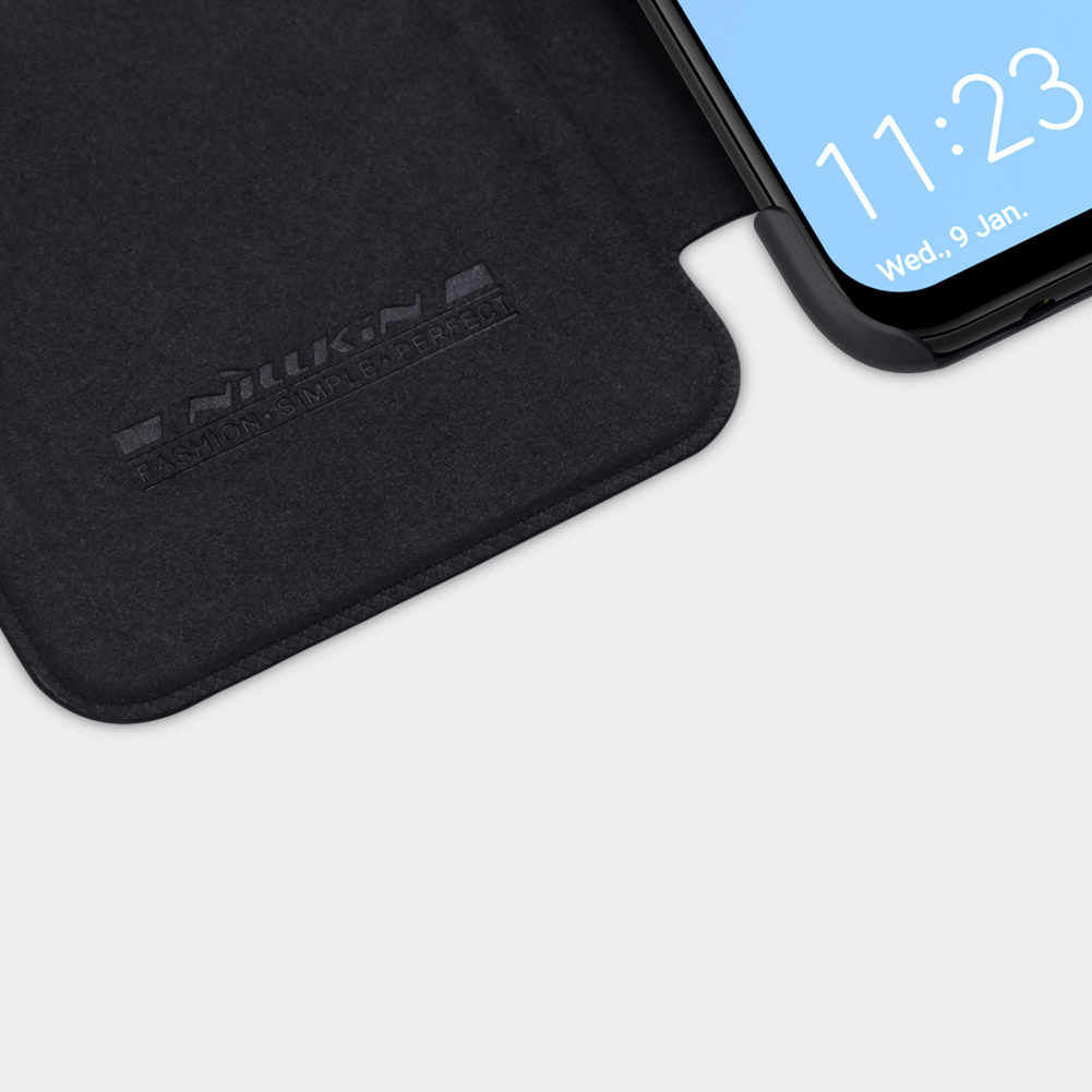 Etui Nillkin QIN dla Huawei P20 Lite 2019 - Zamykana klapka - świetna ochrona oraz niecodzienny design