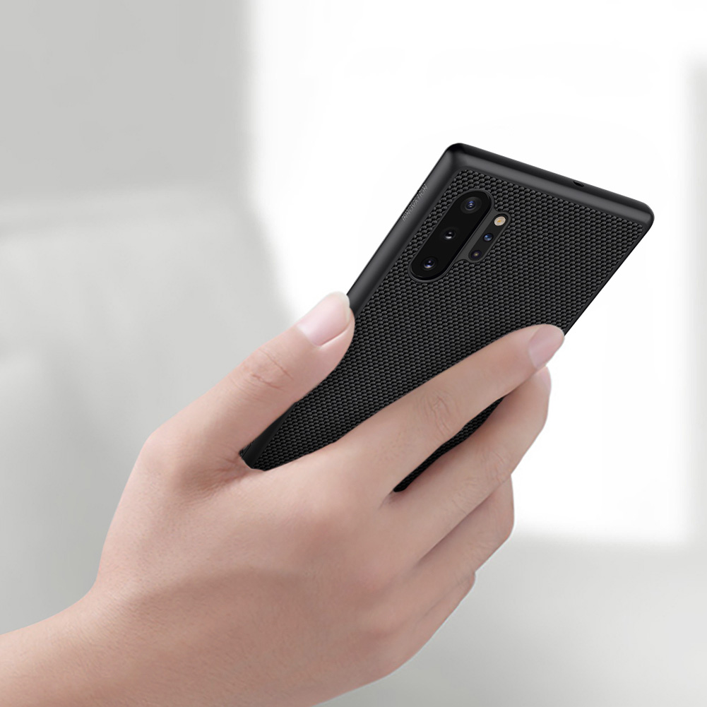 Etui Nillkin Textured dla Samsung Galaxy Note 10 Plus - Etui idealnie leży w dłoni