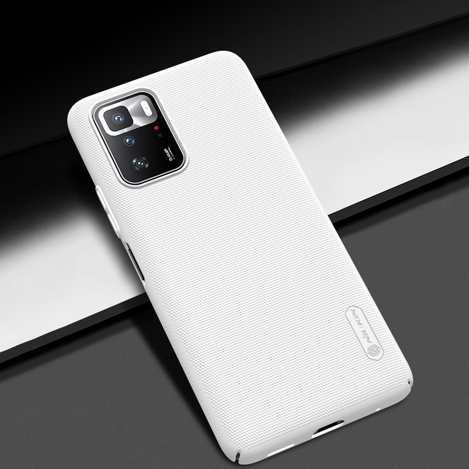 Etui Nillkin Frosted do Xiaomi Redmi Note 10 Pro 5G (Białe) | Etui na