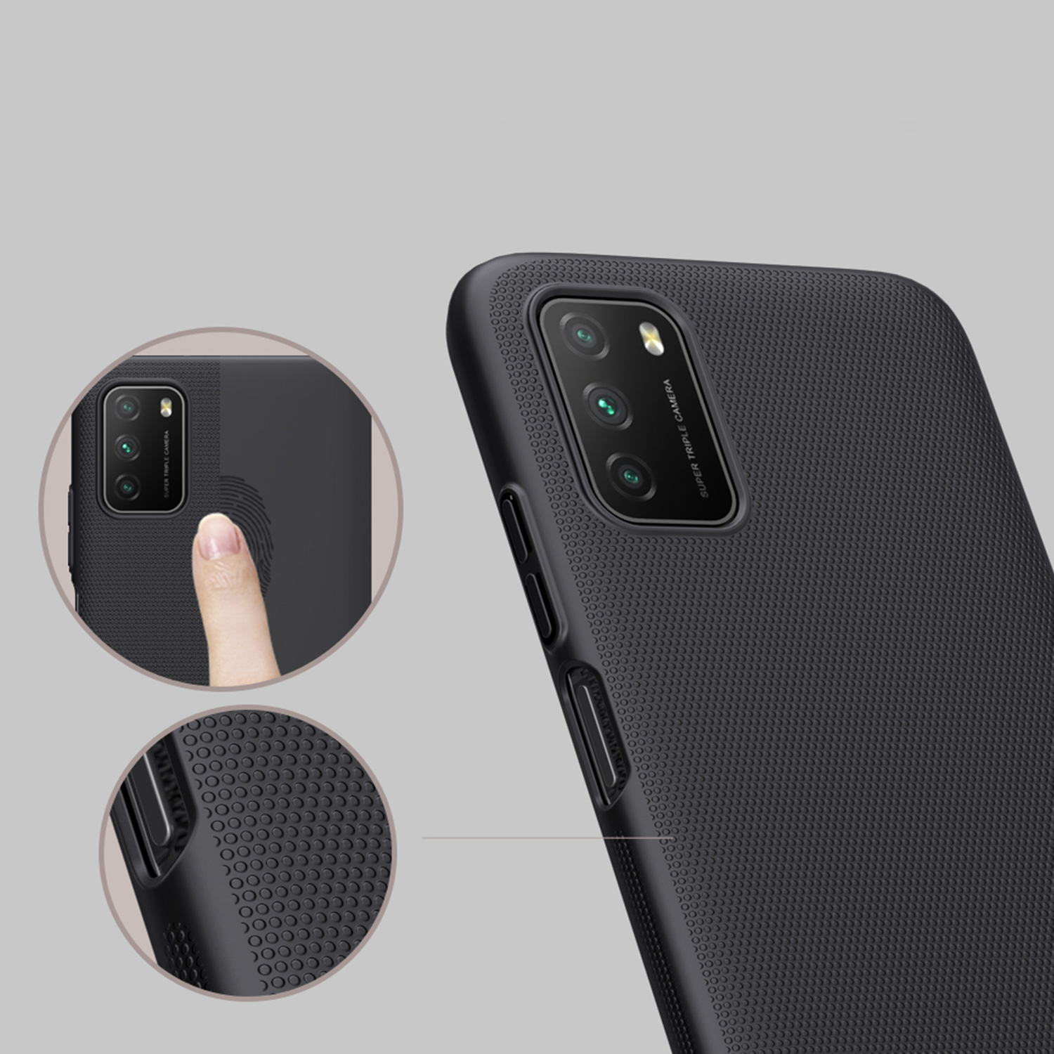 Etui Nillkin Frosted Shield dla Xiaomi Poco M3 - Wytrzymałe, odporne, szykowne !