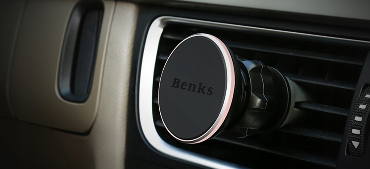 Uchwyt BENKS Samochodowy magnetyczny AIR VENT - Zestaw zawiera: