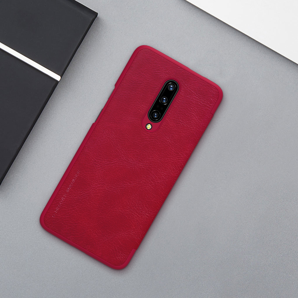 Etui Nillkin QIN OnePlus 7 Pro - Red