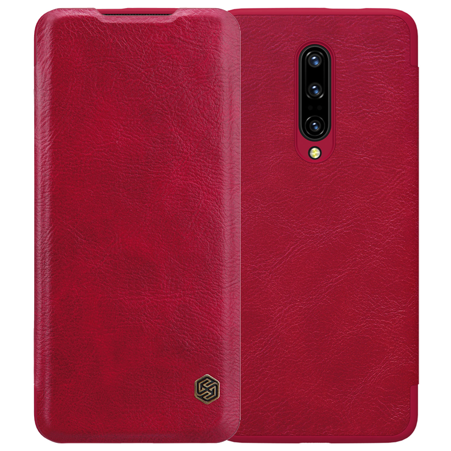 Etui Nillkin QIN OnePlus 7 Pro - Red