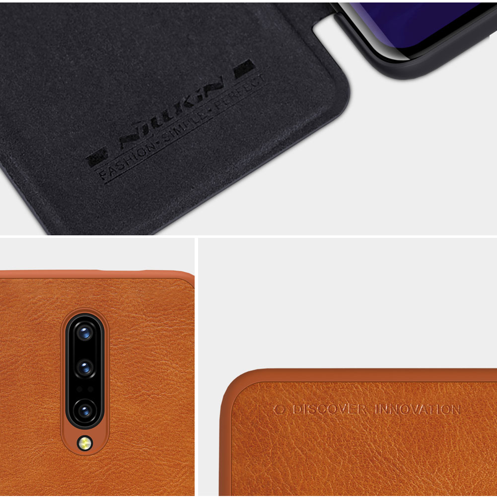 Etui Nillkin QIN OnePlus 7 Pro - Red