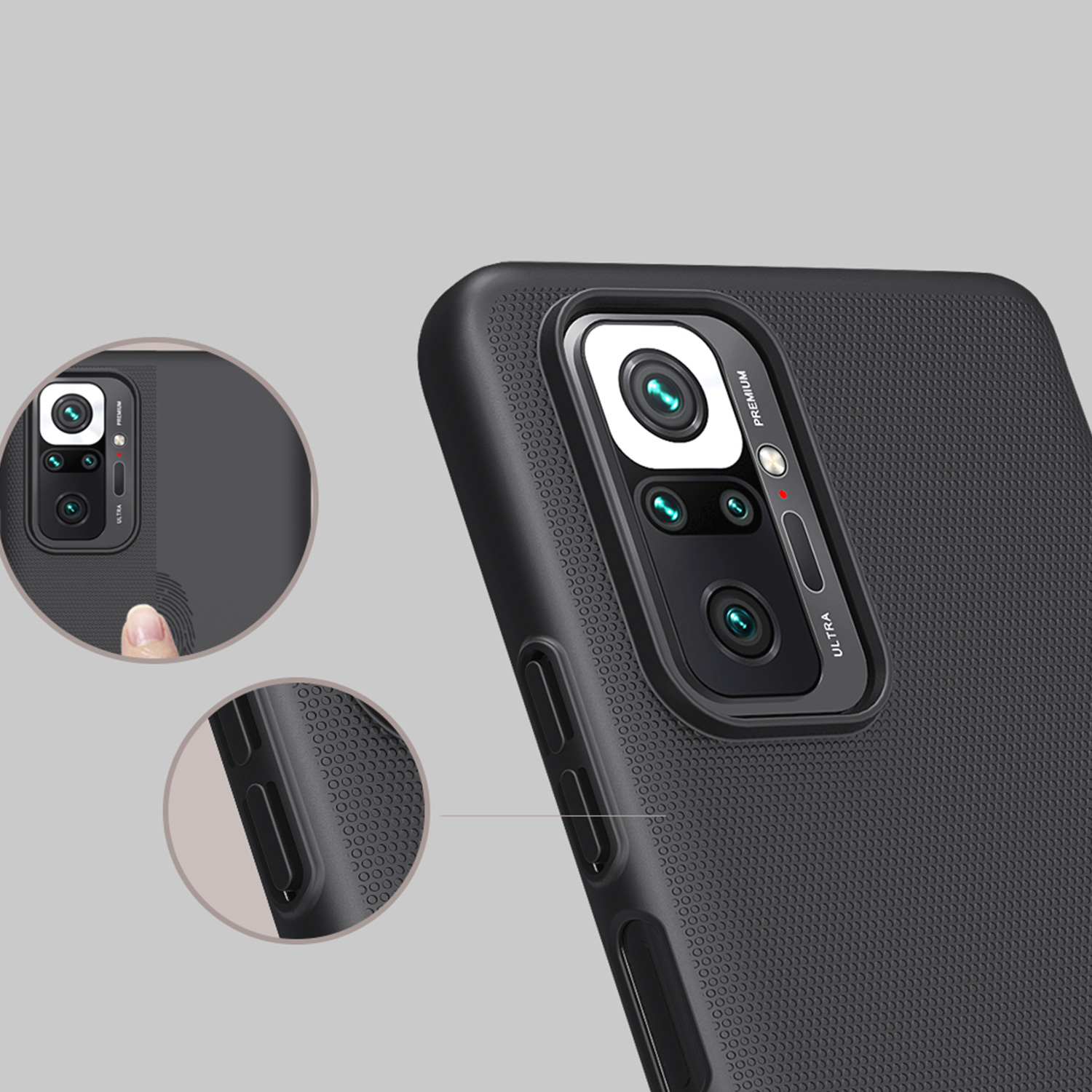Etui Nillkin Frosted Shield dla Xiaomi Redmi Note 10 Pro/10 Pro Max - Jakość materiałów to podstawa!