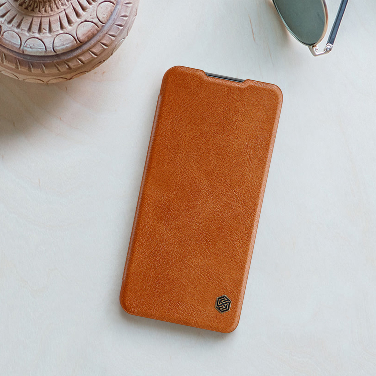 Etui Nillkin QIN do Xiaomi Redmi Note 9 (Czerwone)