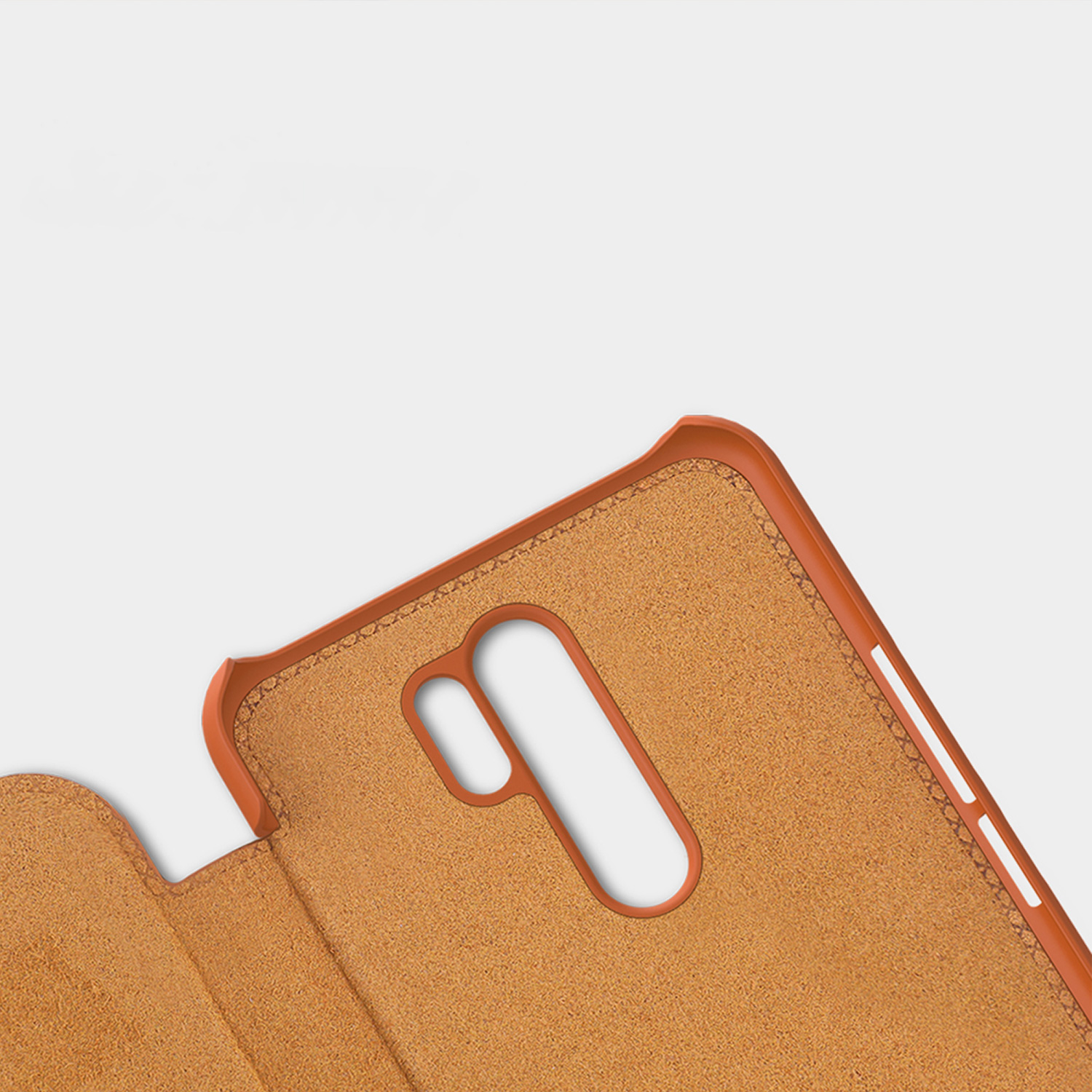 Etui Nillkin QIN do Xiaomi Redmi Note 9 (Czerwone)