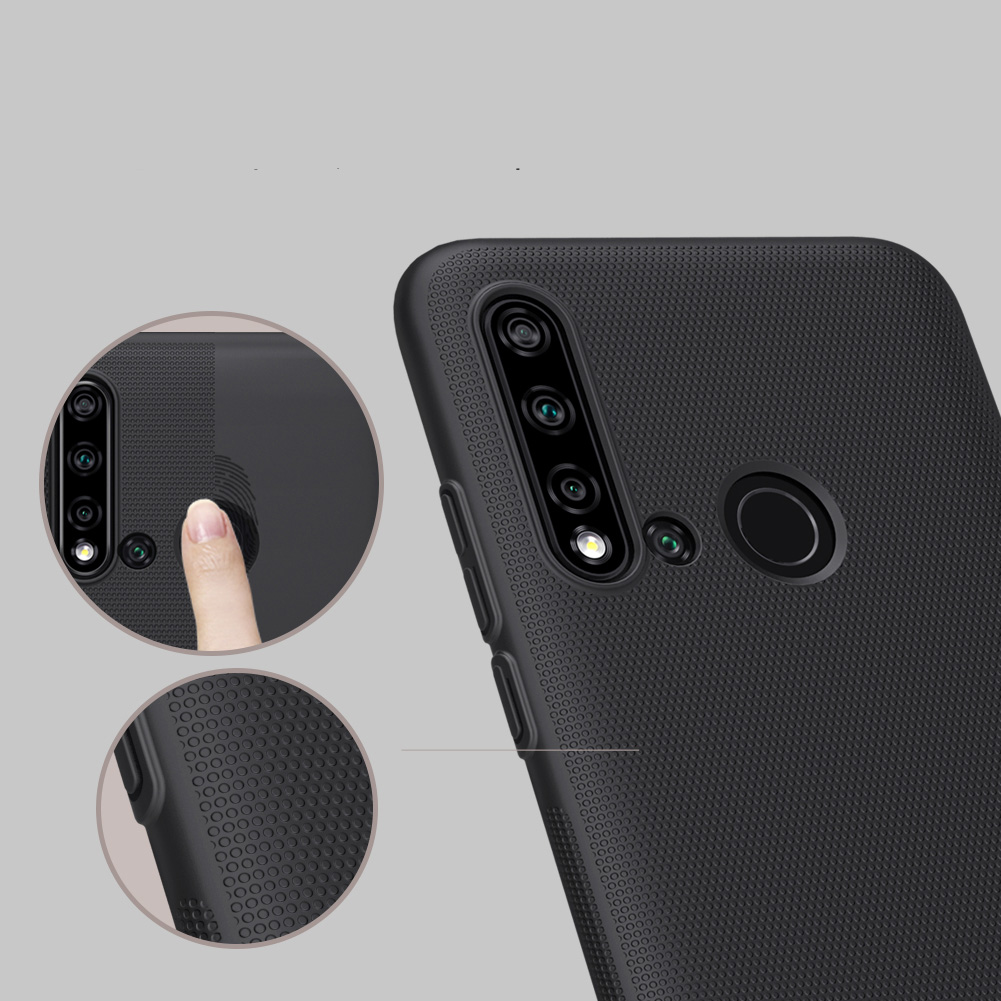 Etui Nillkin Frosted Shield dla Huawei P20 Lite 2019 - Doskonale leży w dłoni